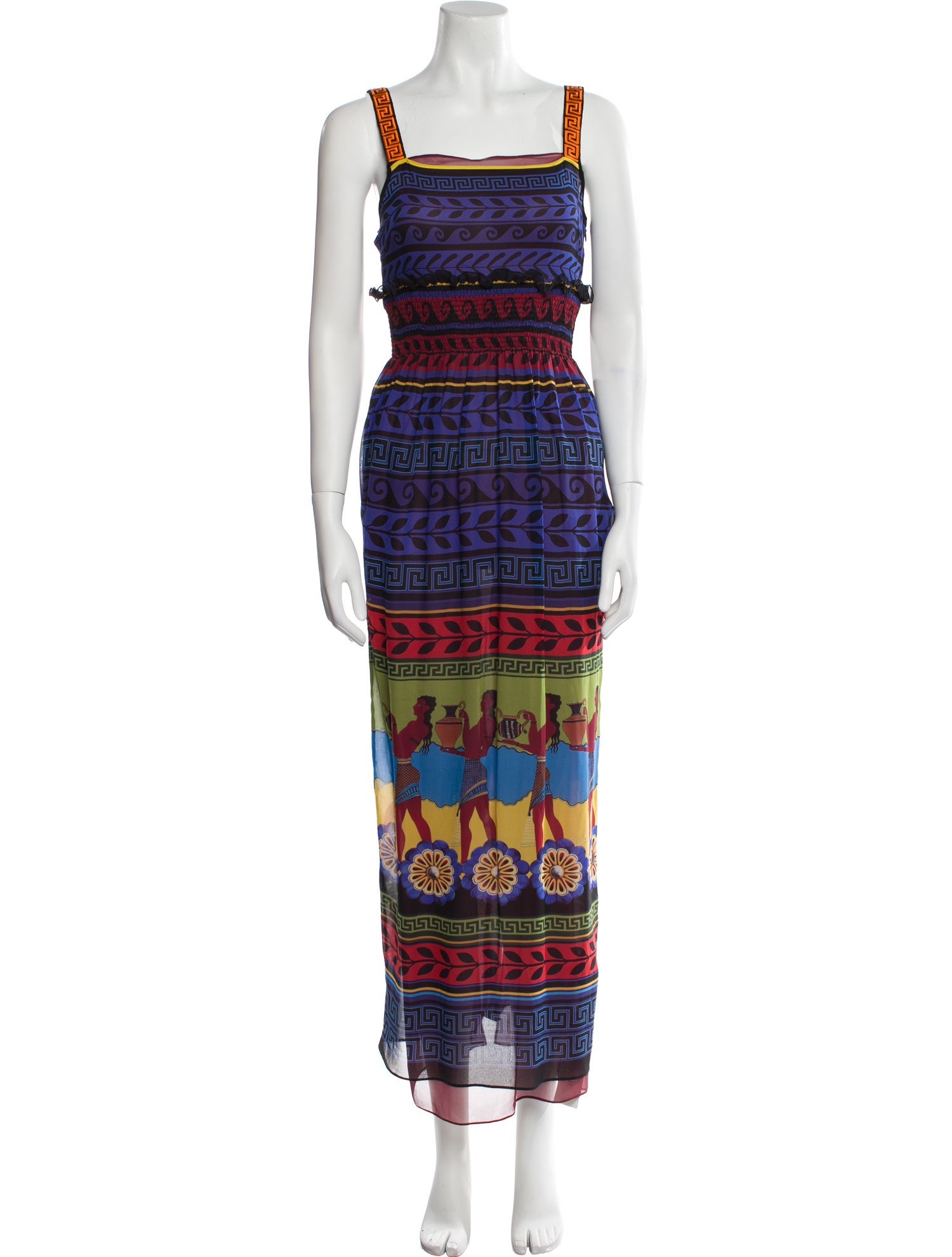 Mary Katrantzou Silk Long Dress