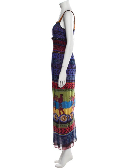 Mary Katrantzou Silk Long Dress