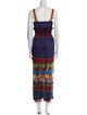 Mary Katrantzou Silk Long Dress