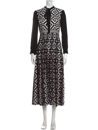 Mary Katrantzou Printed Midi Length Dress