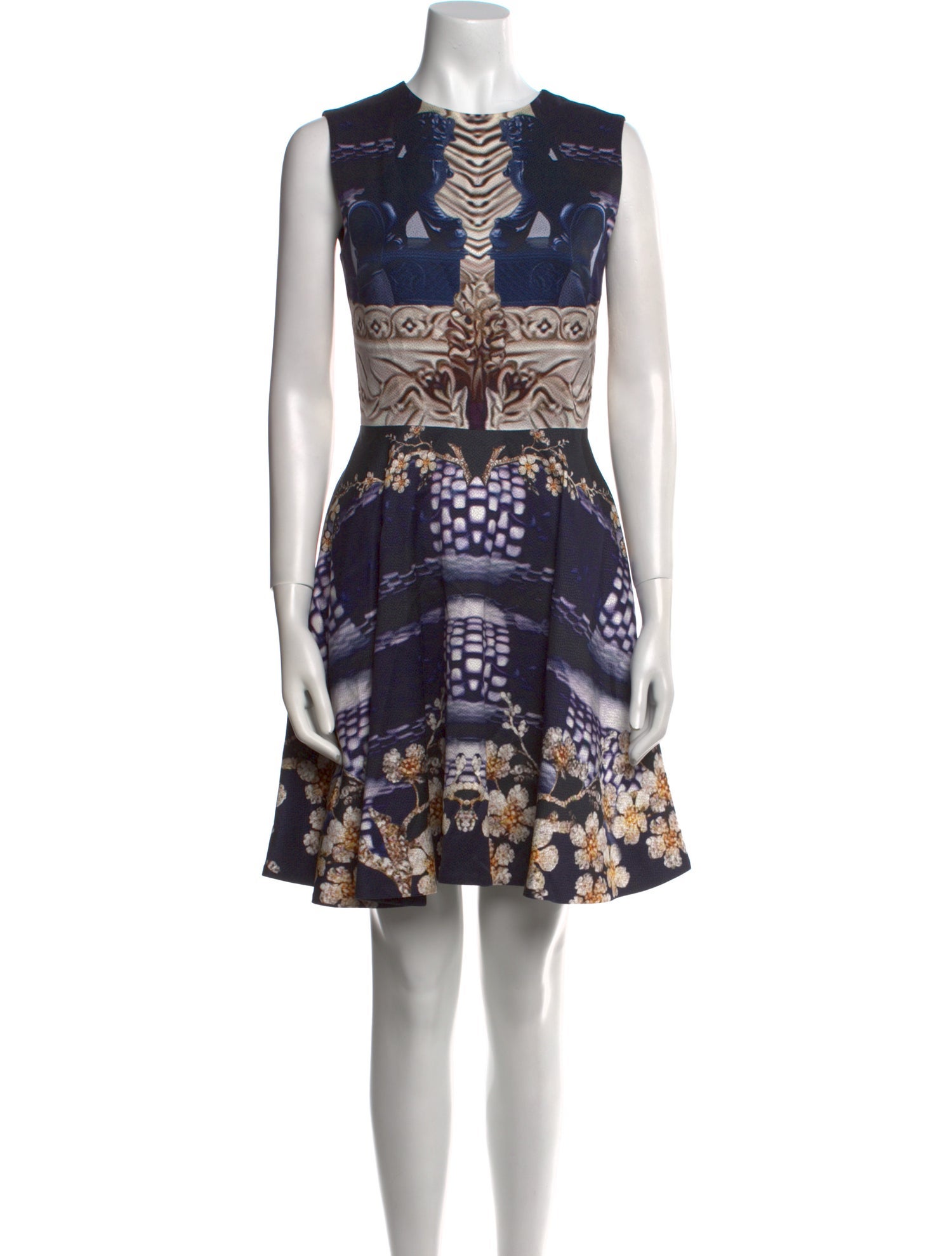 Mary Katrantzou Printed Mini Dress