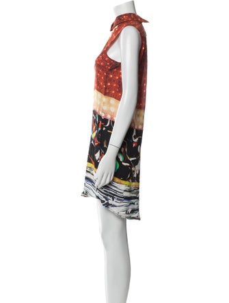 Mary Katrantzou Silk Mini Dress