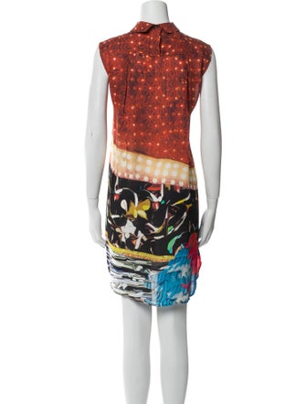Mary Katrantzou Silk Mini Dress