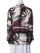 Mary Katrantzou Silk Printed Button-Up Top