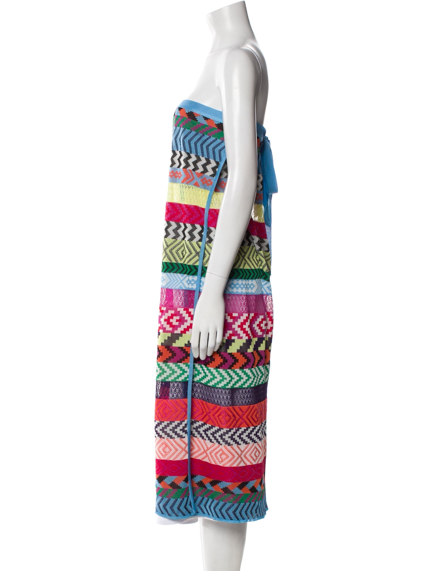 Mary Katrantzou Striped Midi Length Dress