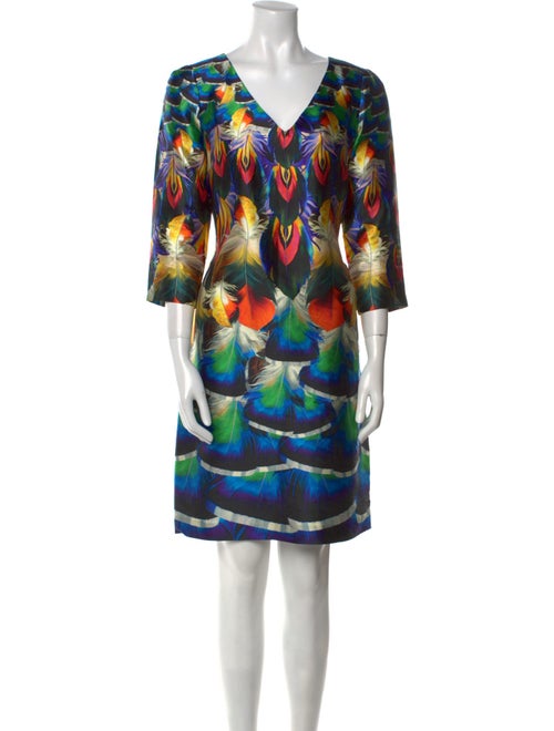 Mary Katrantzou Silk Knee-Length Dress