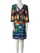 Mary Katrantzou Silk Knee-Length Dress
