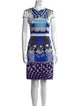 Mary Katrantzou Silk Knee-Length Dress