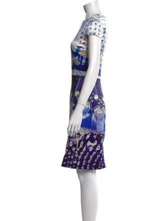 Mary Katrantzou Silk Knee-Length Dress