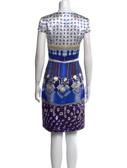 Mary Katrantzou Silk Knee-Length Dress