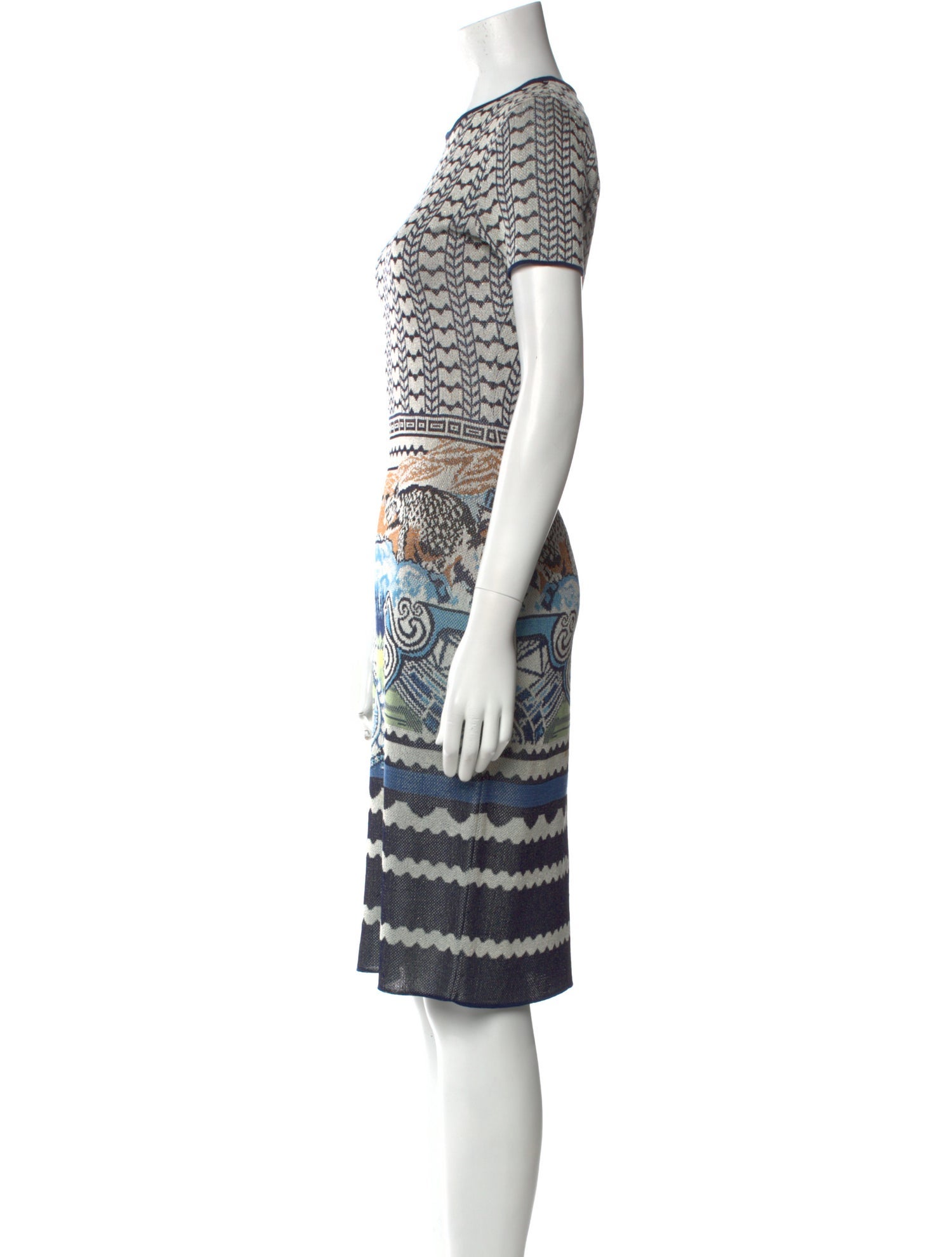 Mary Katrantzou Printed Midi Length Dress