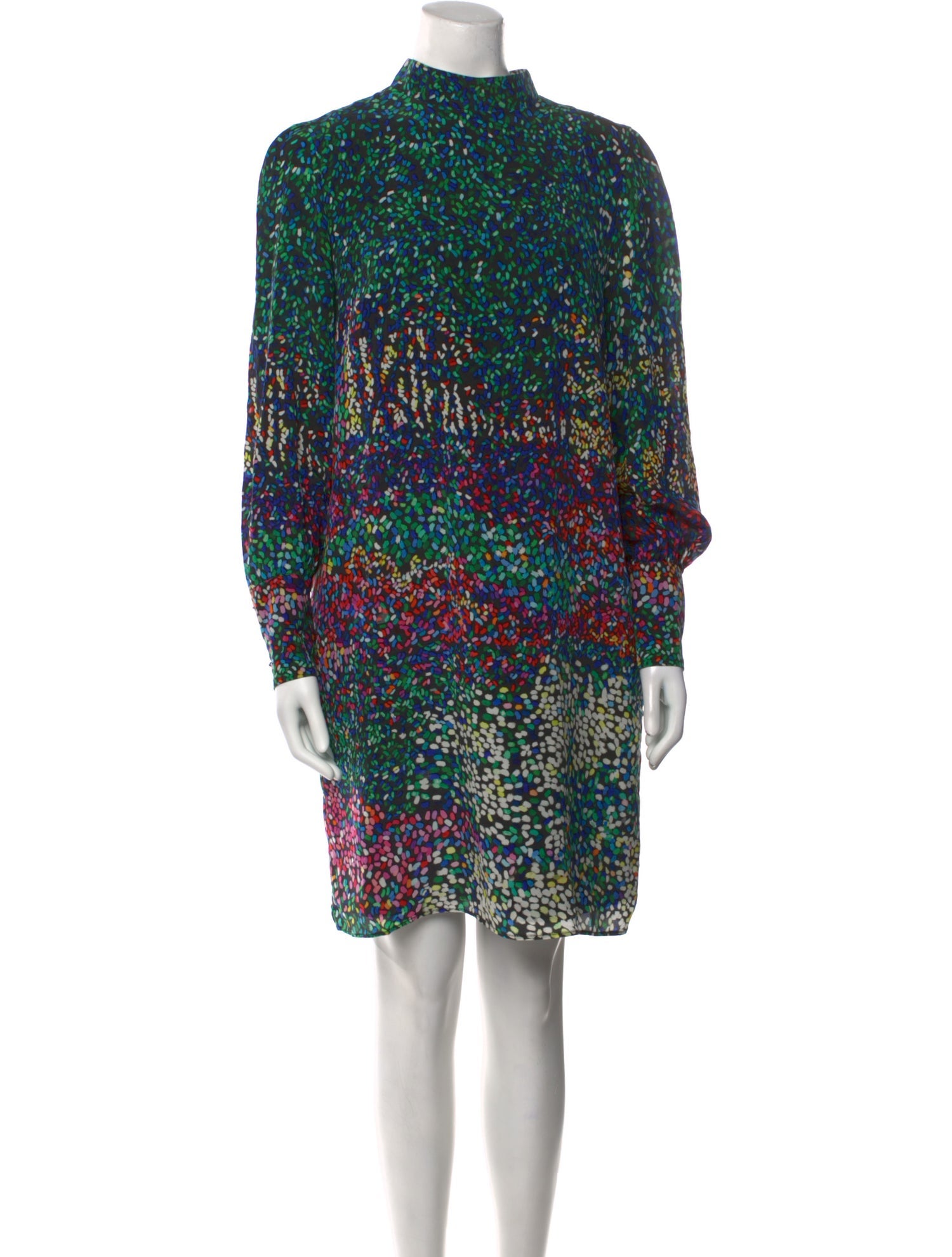 Mary Katrantzou Silk Knee-Length Dress