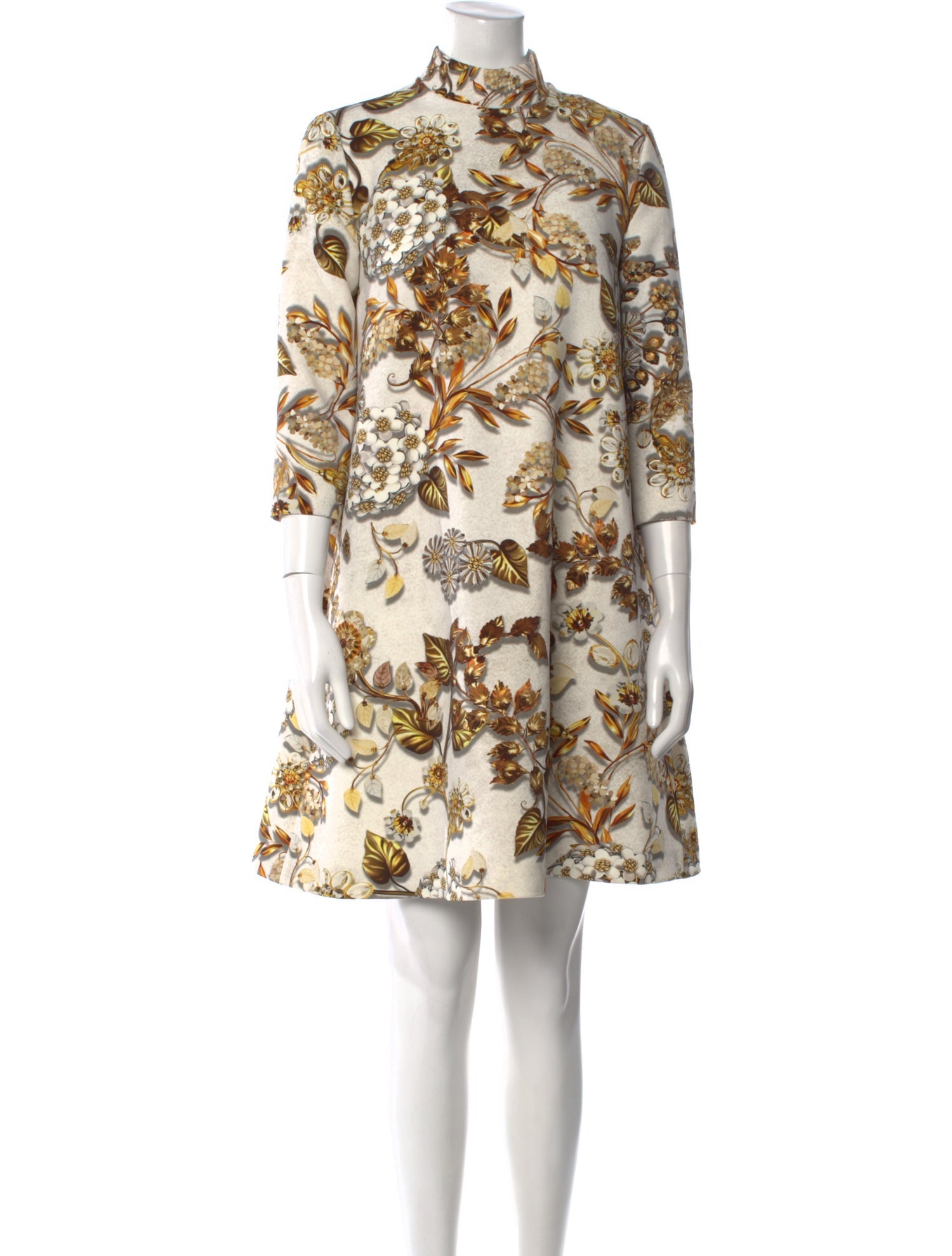 Mary Katrantzou Floral Print Mini Dress w/ Tags
