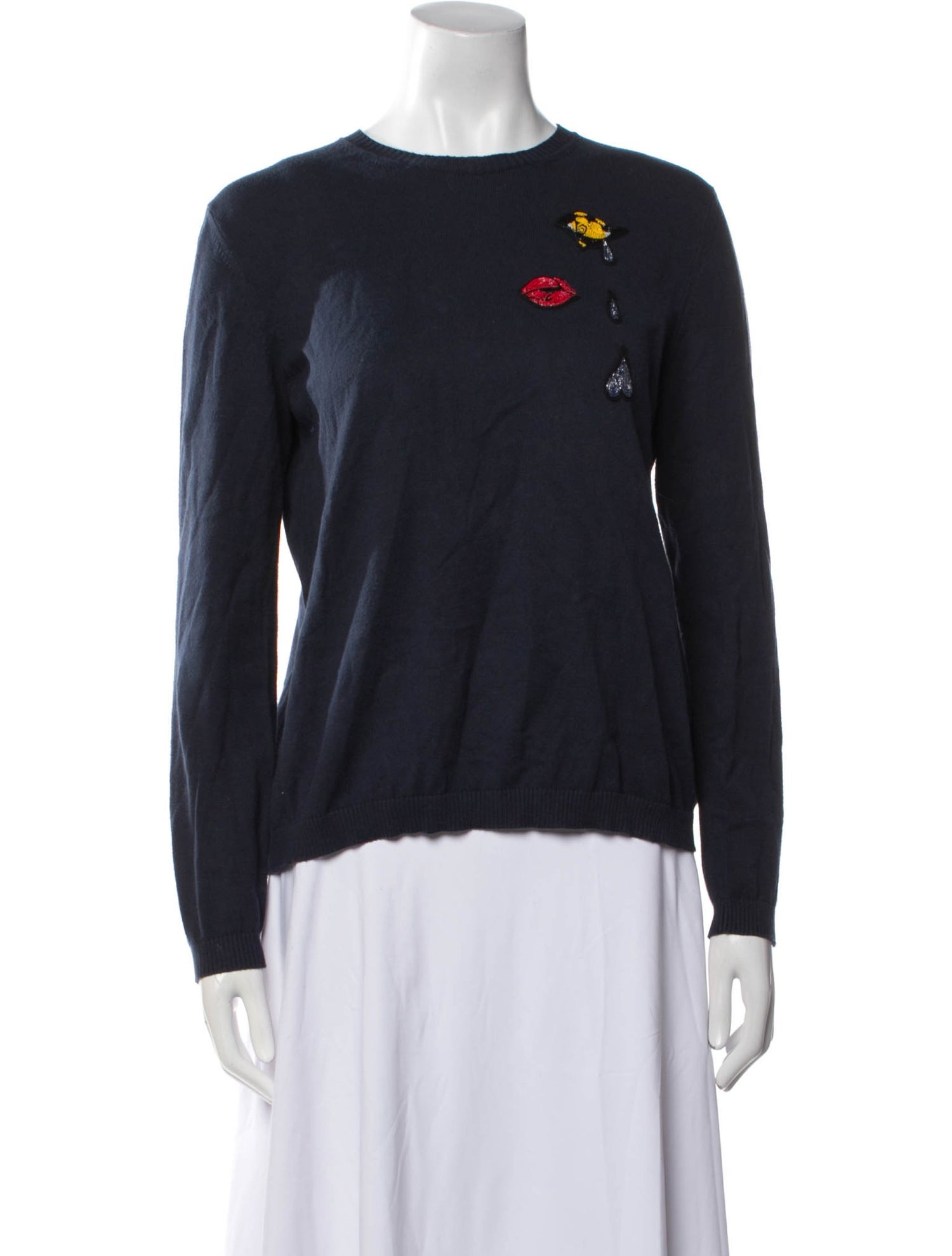 Mary Katrantzou Graphic Print Crew Neck Sweater