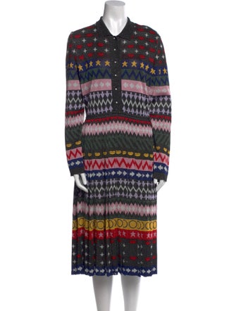 Mary Katrantzou Printed Midi Length Dress