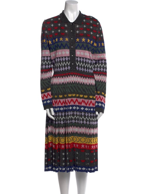 Mary Katrantzou Printed Midi Length Dress