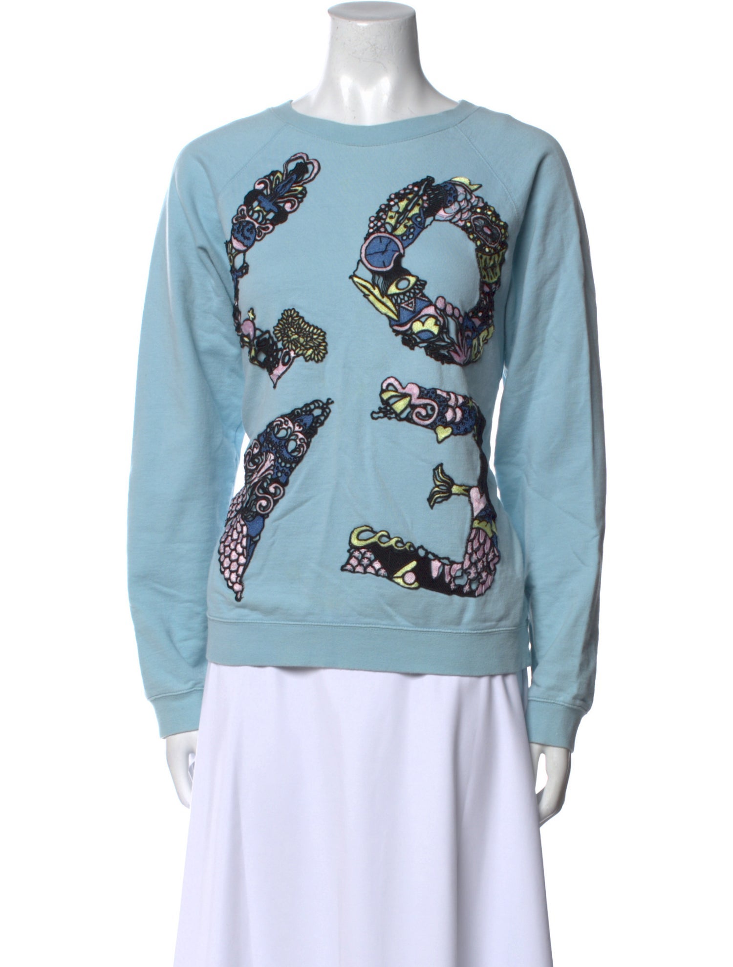 Mary Katrantzou Graphic Print Crew Neck Sweatshirt