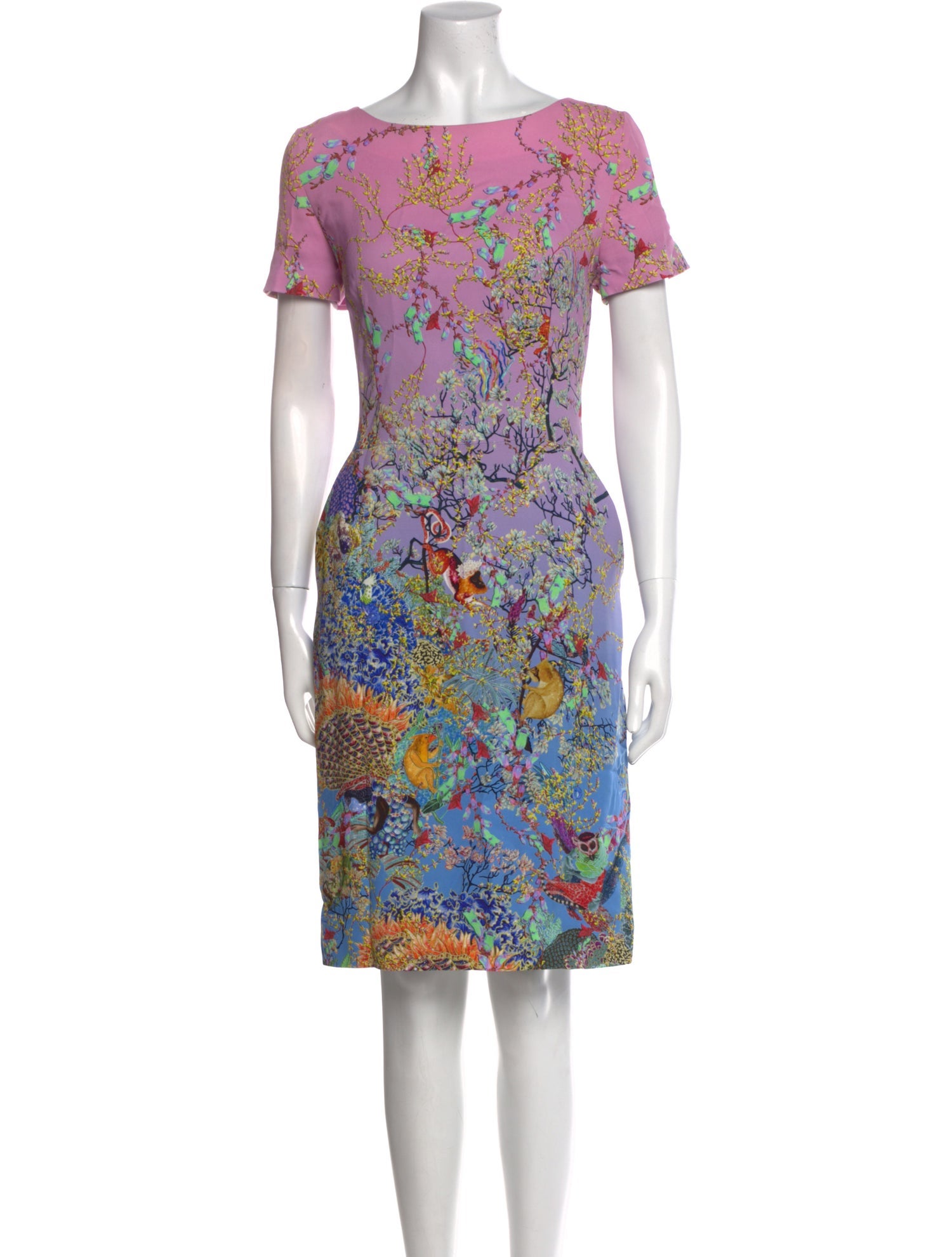 Mary Katrantzou Floral Print Knee-Length Dress