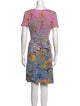 Mary Katrantzou Floral Print Knee-Length Dress