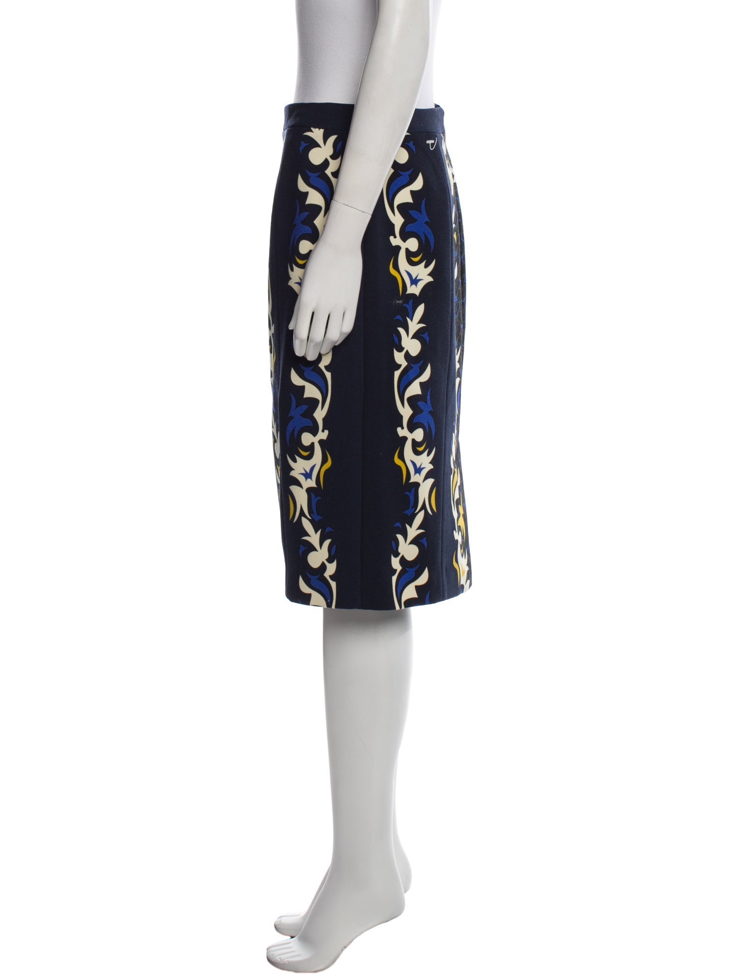 Mary Katrantzou Wool Knee-Length Skirt