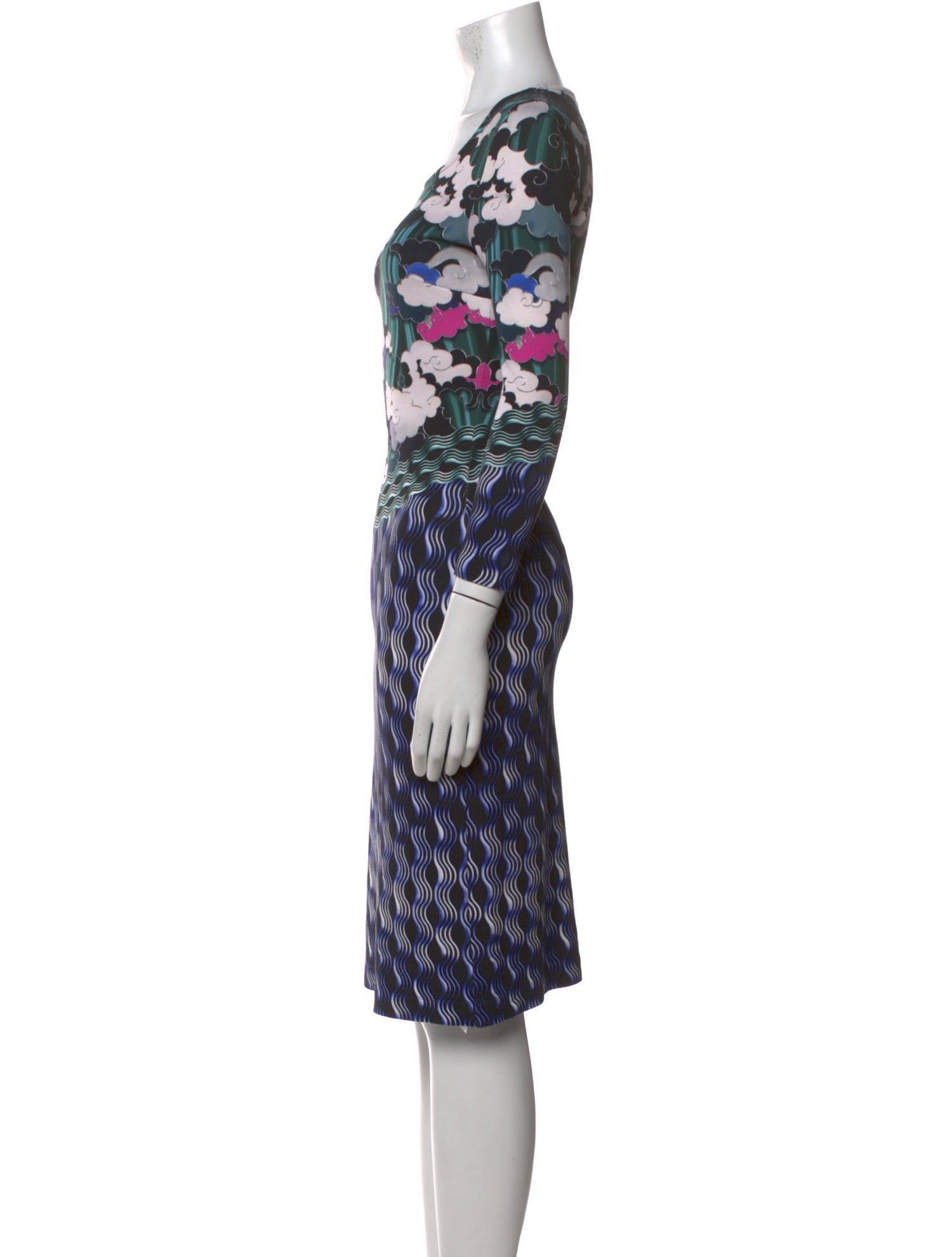 Mary Katrantzou Printed Knee-Length Dress