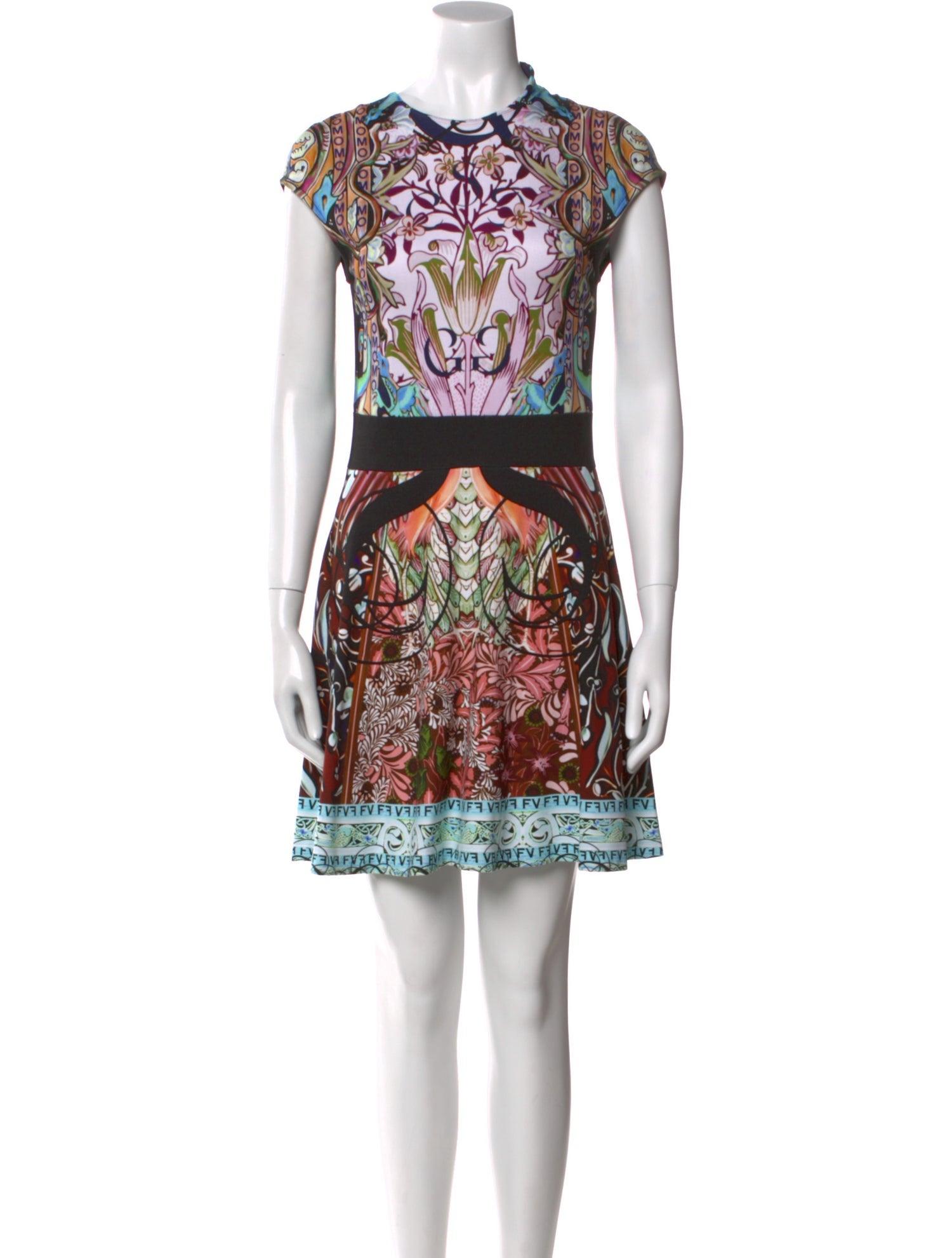 Mary Katrantzou Printed Knee-Length Dress