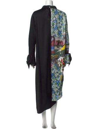 Mary Katrantzou Floral Print Midi Length Dress