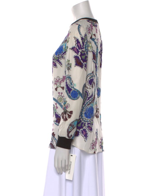Mary Katrantzou Silk Printed Blouse
