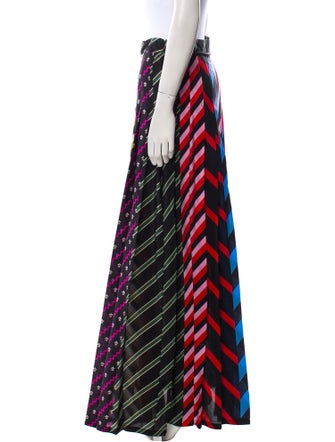 Mary Katrantzou Striped Long Skirt