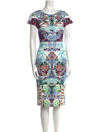 Mary Katrantzou Printed Midi Length Dress