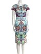 Mary Katrantzou Printed Midi Length Dress