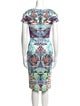 Mary Katrantzou Printed Midi Length Dress