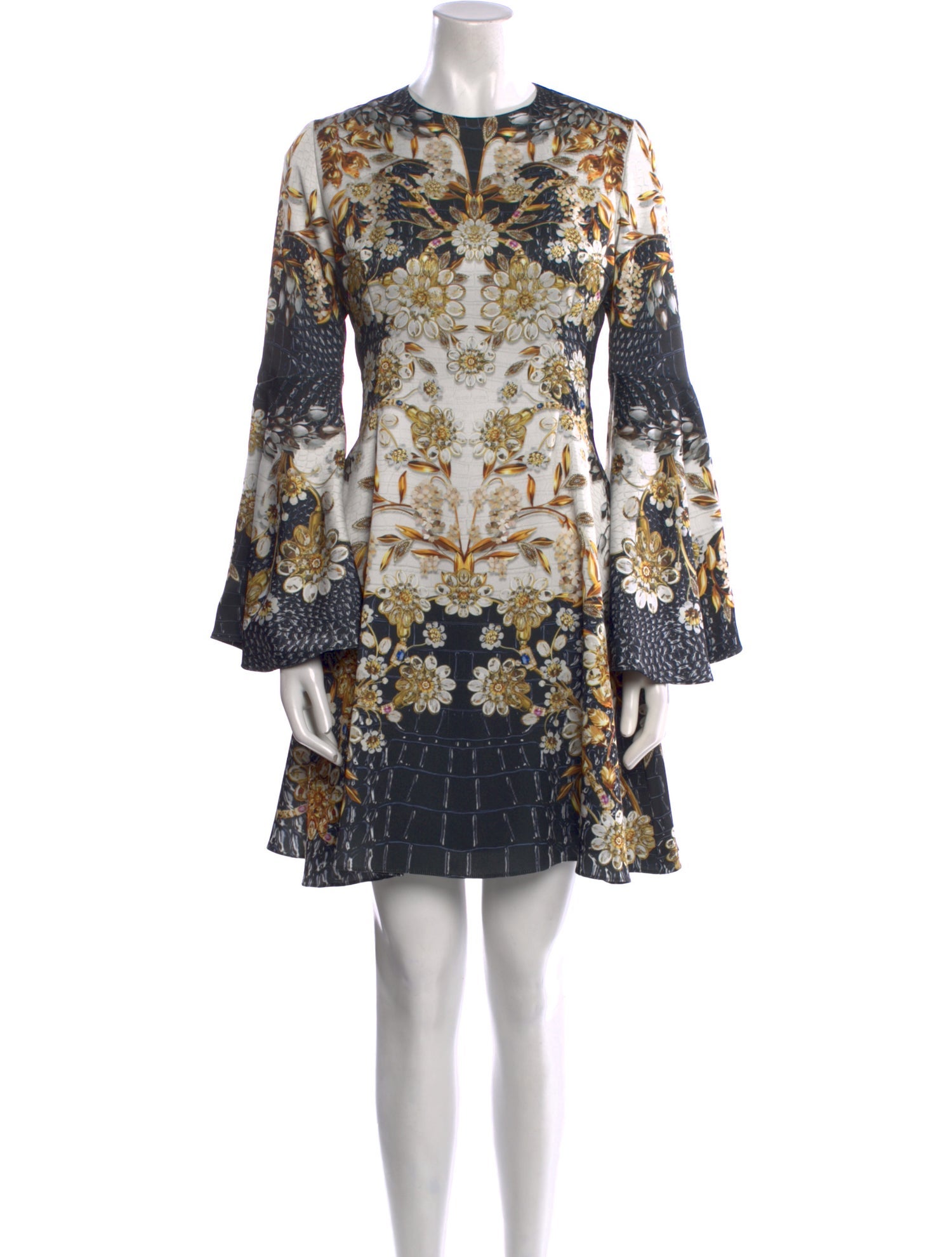 Mary Katrantzou Floral Print Mini Dress