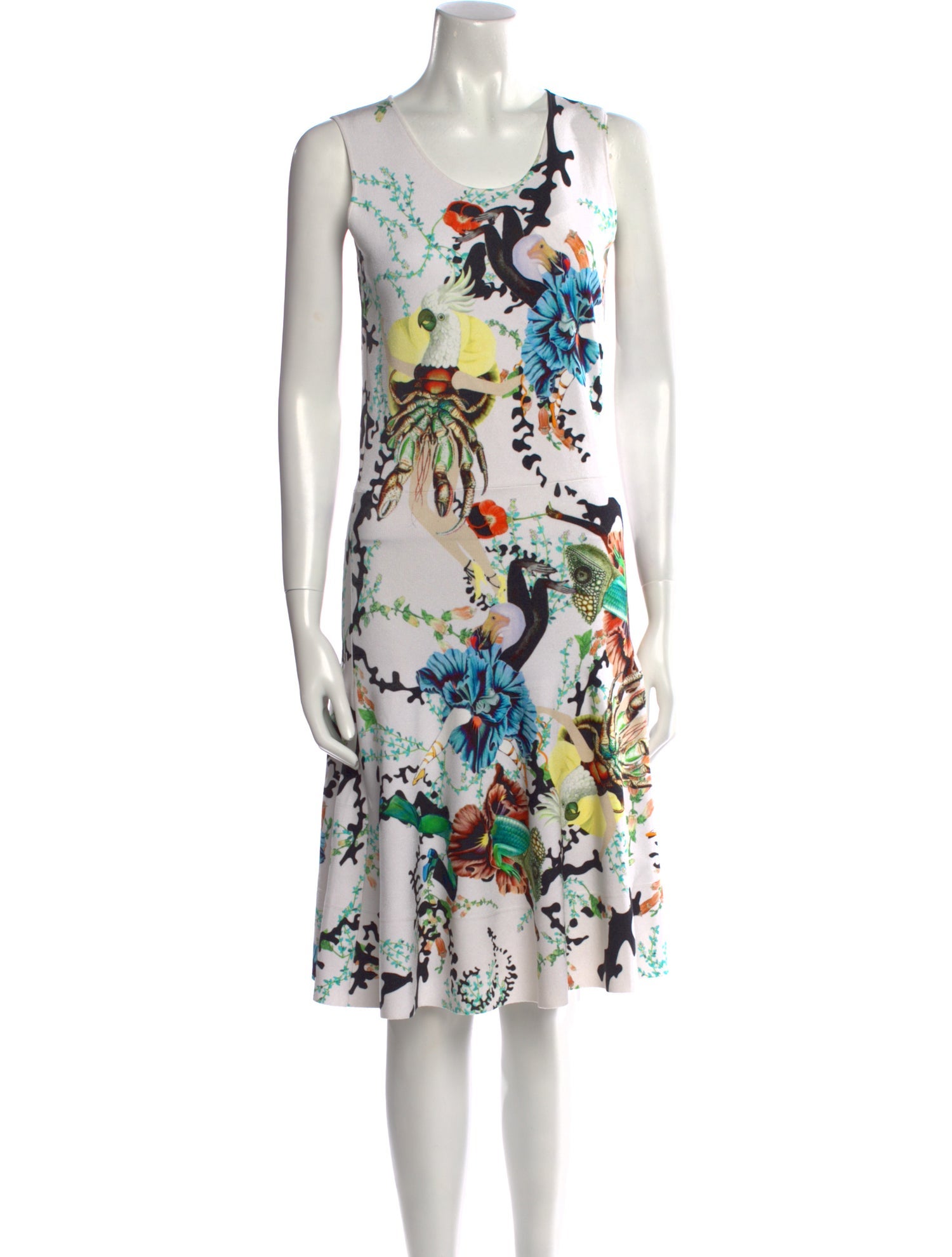 Mary Katrantzou Floral Print Knee-Length Dress