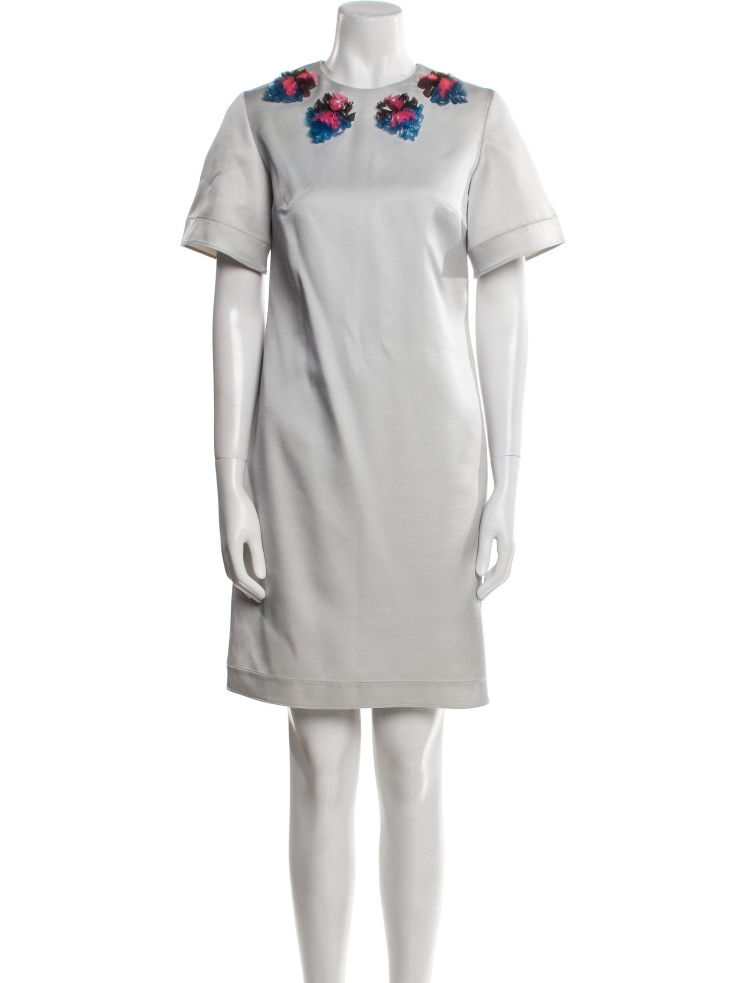 Mary Katrantzou Crew Neck Mini Dress