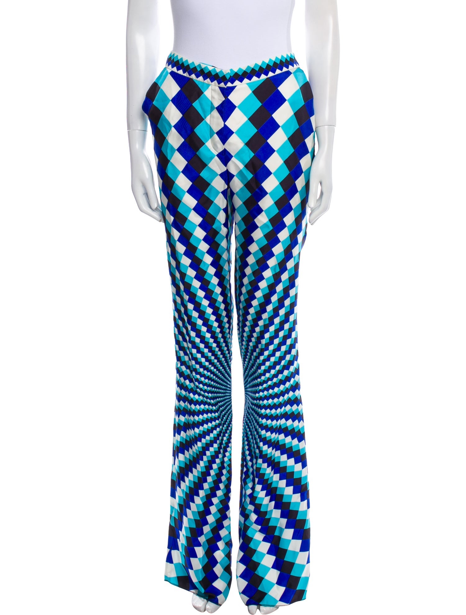 Mary Katrantzou Silk Wide Leg Pants w/ Tags