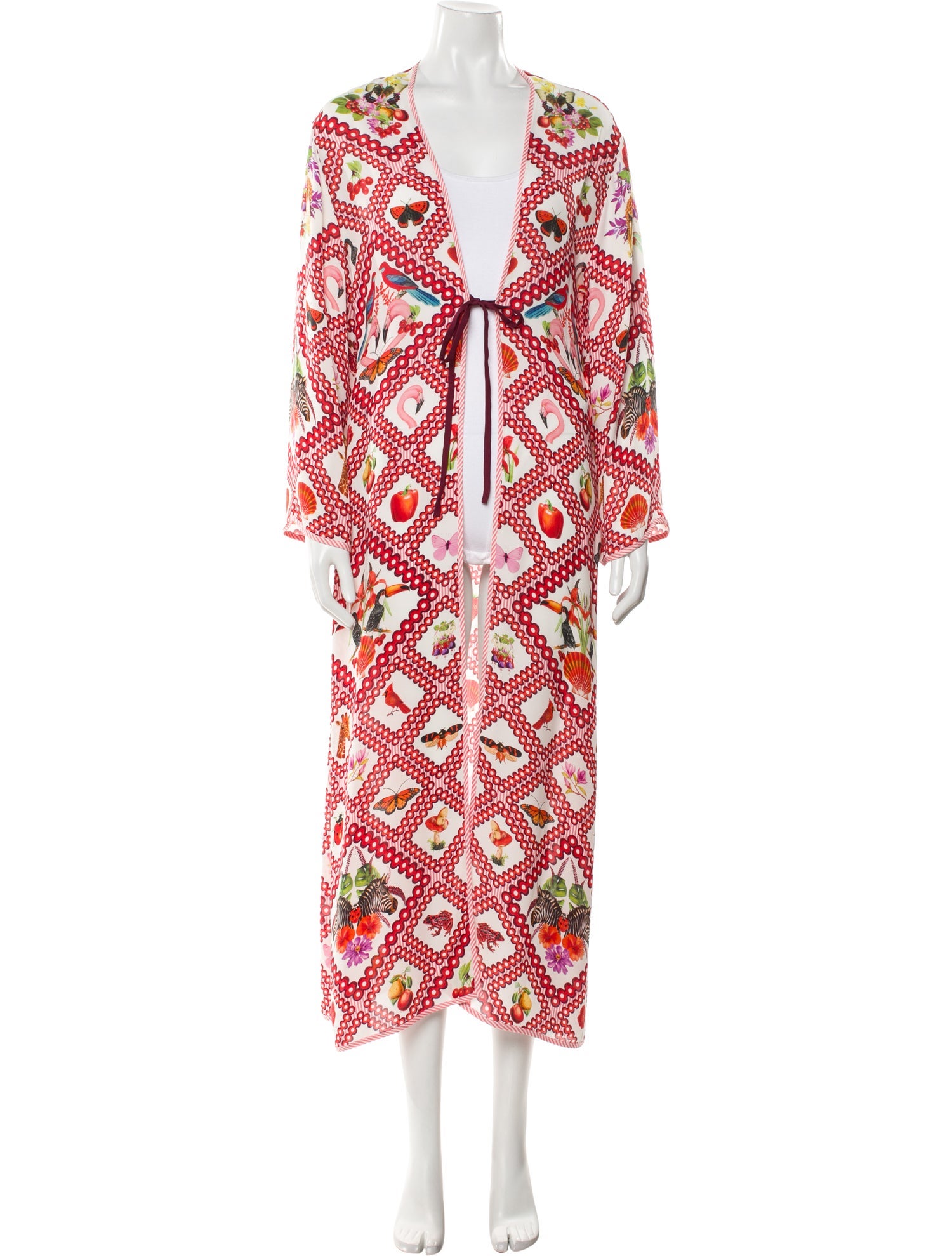 Mary Katrantzou Silk Printed Robe