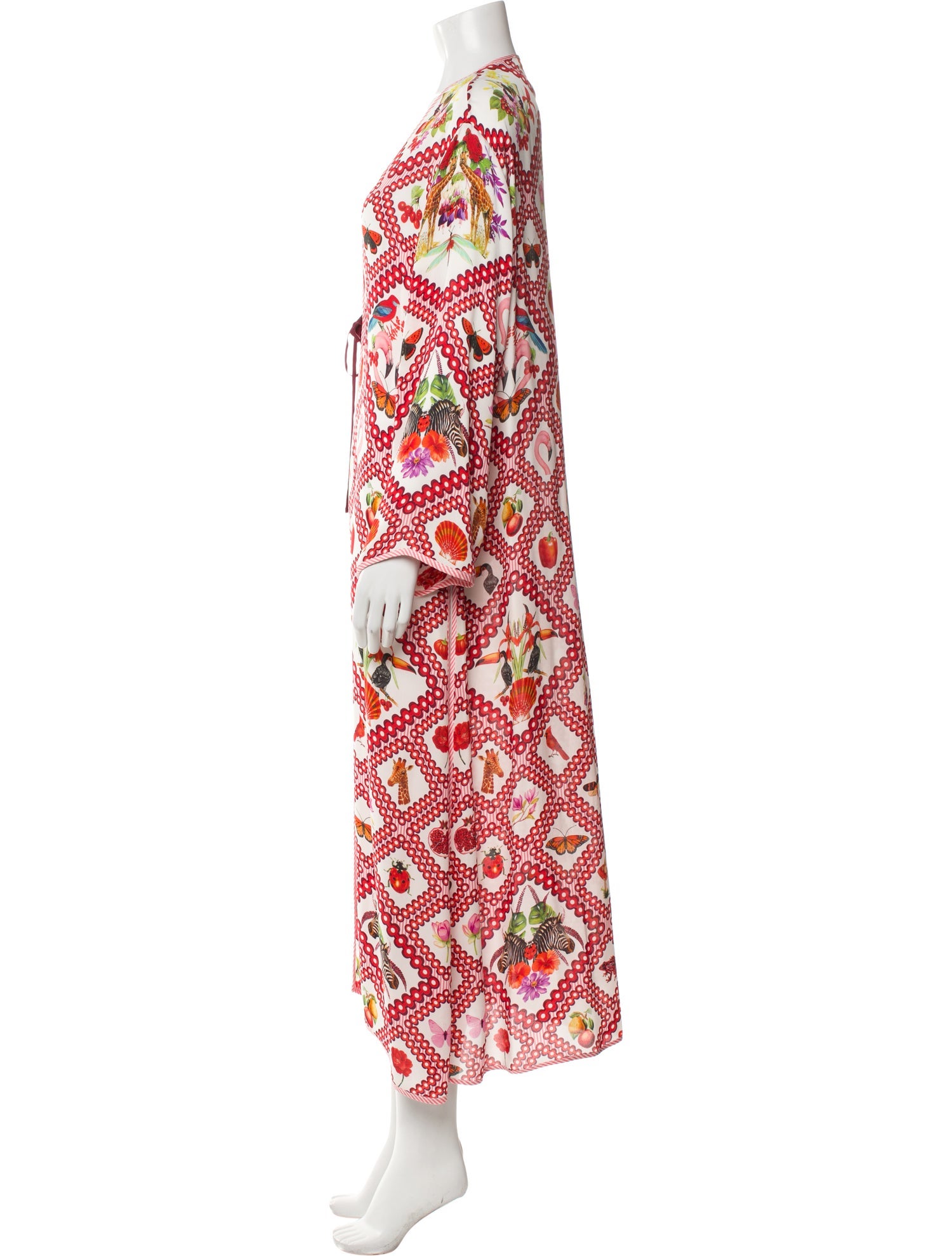 Mary Katrantzou Silk Printed Robe