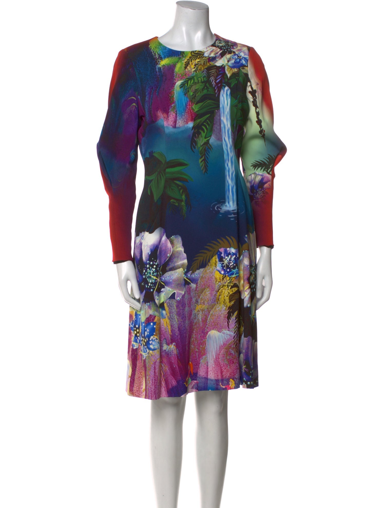 Mary Katrantzou Printed Knee-Length Dress
