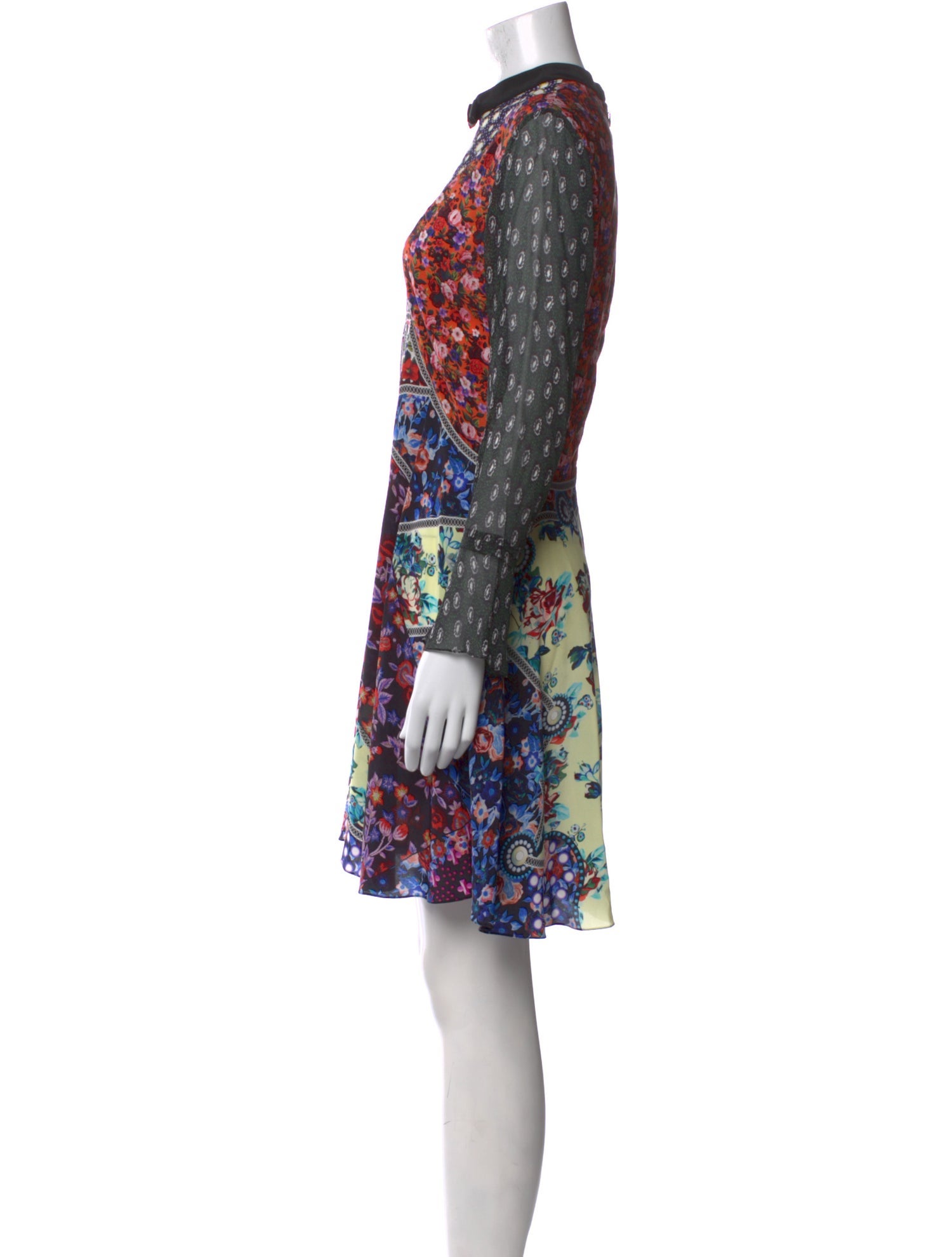 Mary Katrantzou Silk Mini Dress
