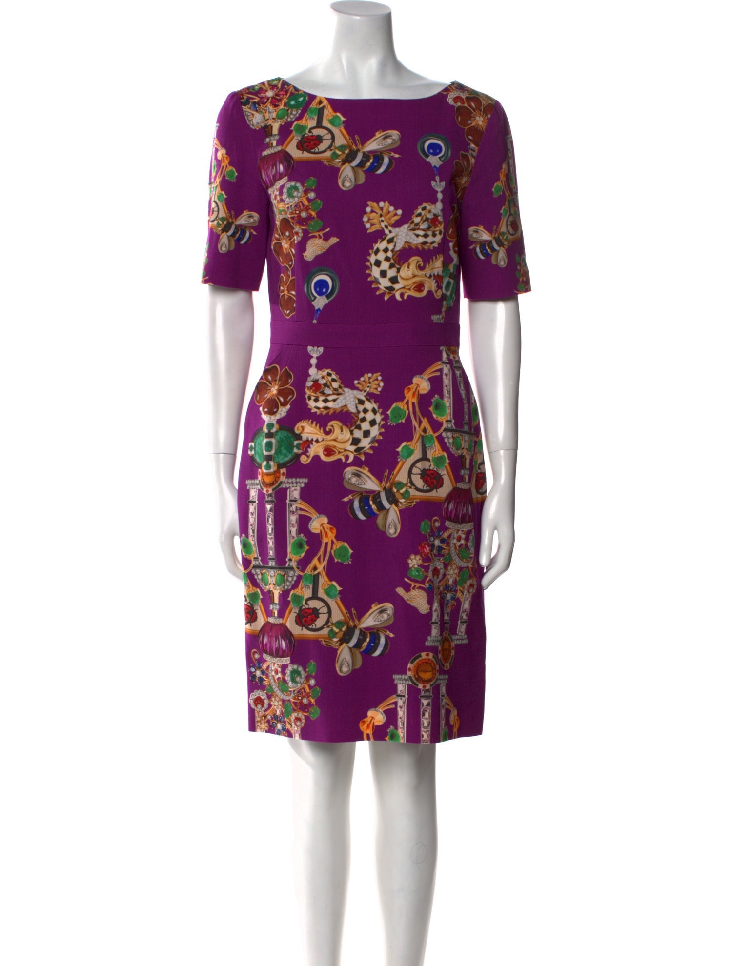 Mary Katrantzou Wool Knee-Length Dress