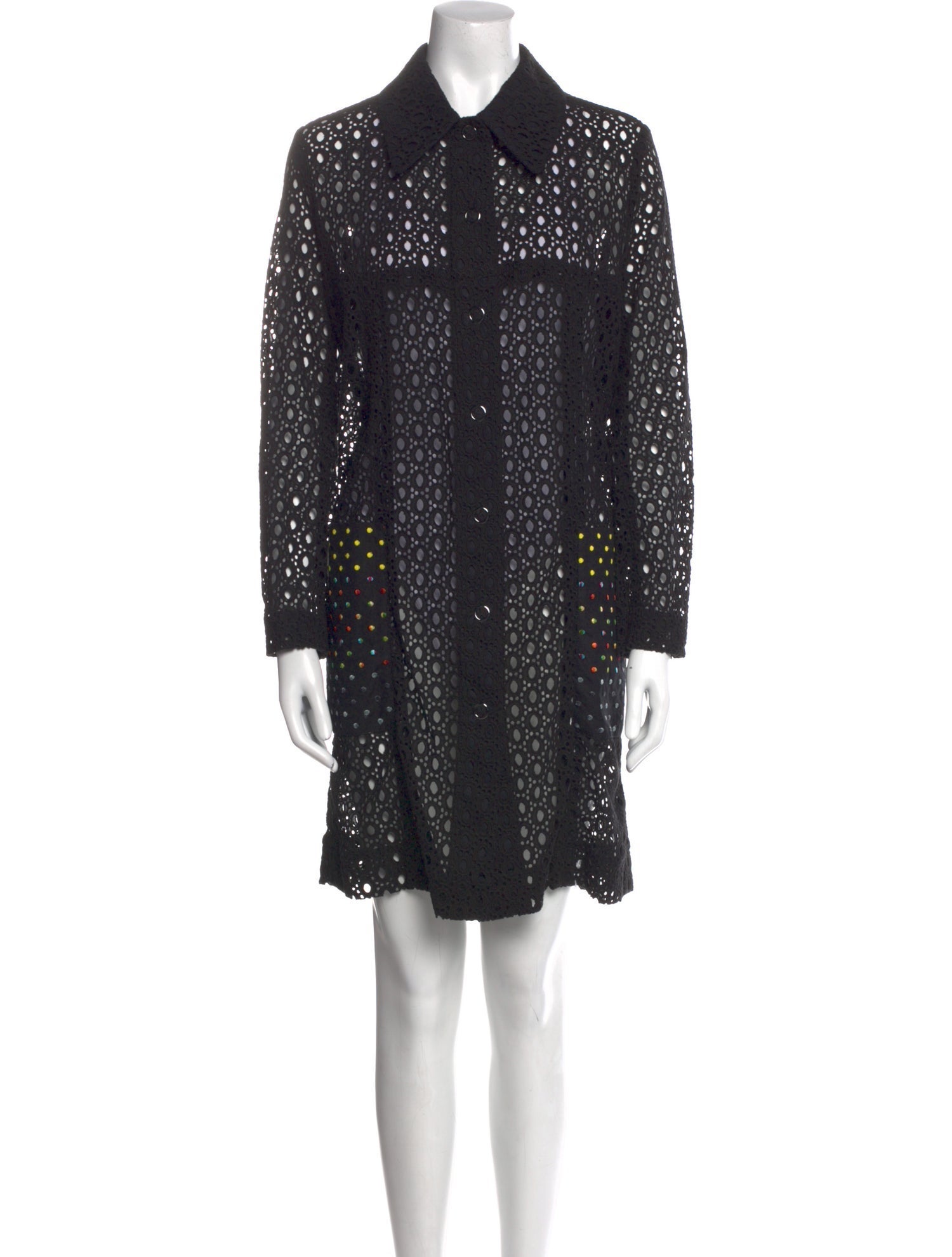 Mary Katrantzou Lace Pattern Mini Dress