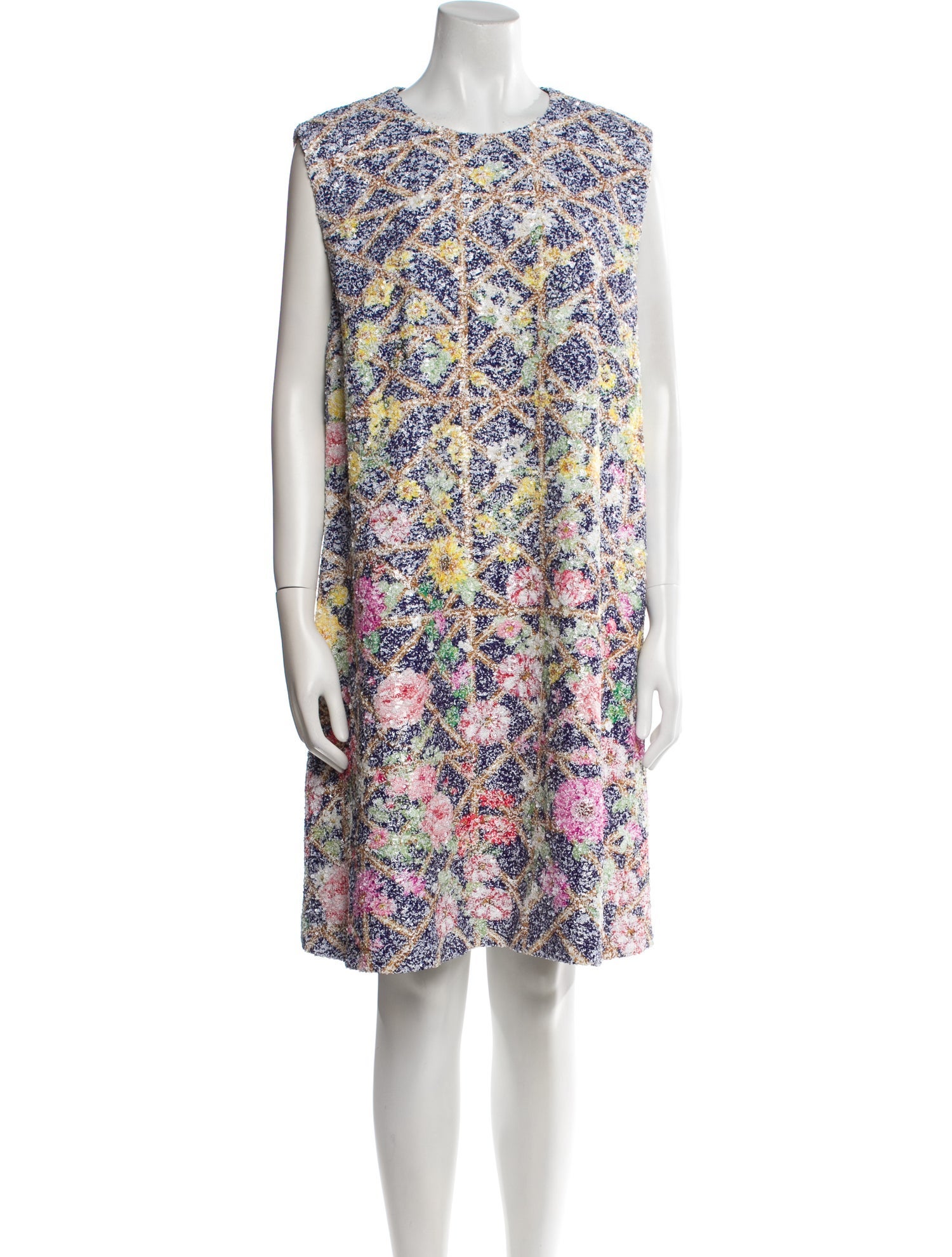 Mary Katrantzou Floral Print Knee-Length Dress