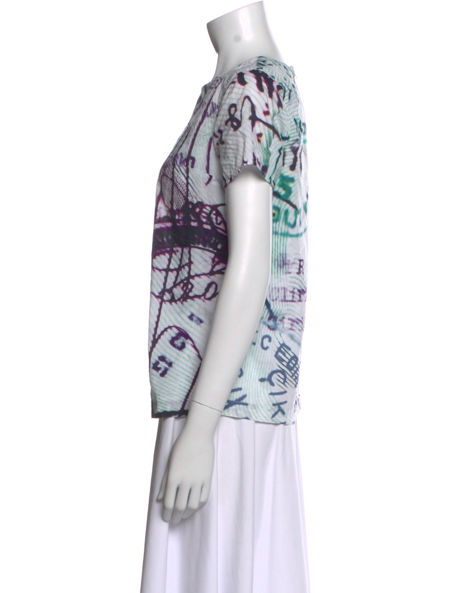 Mary Katrantzou Graphic Print Crew Neck T-Shirt