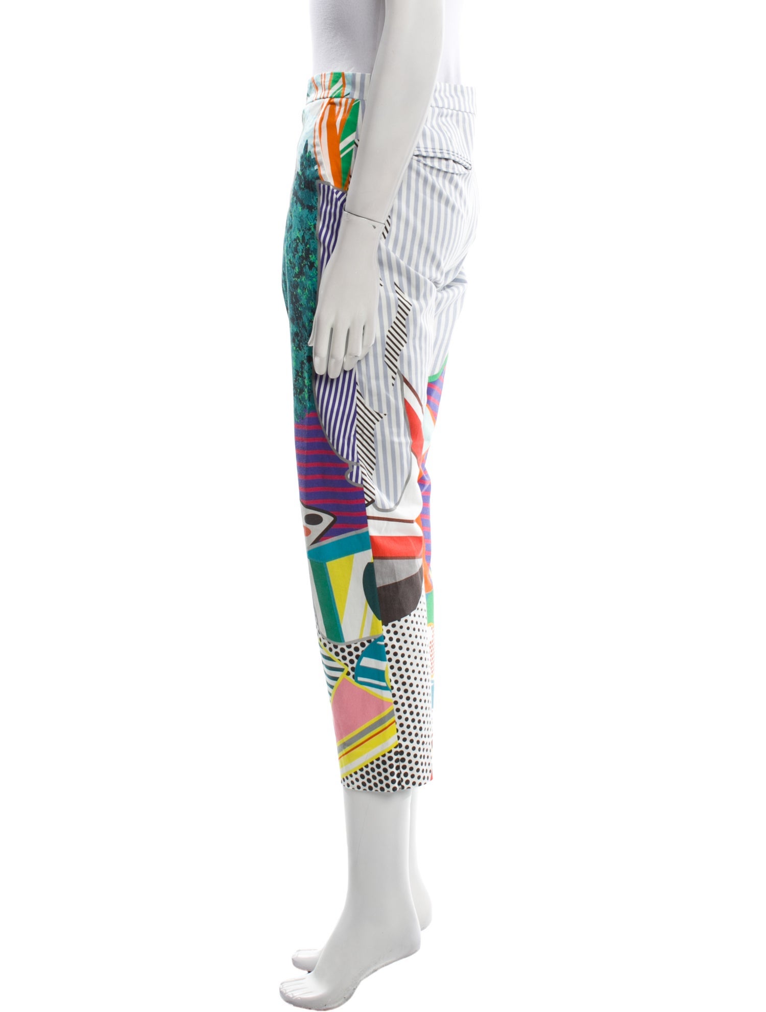 Mary Katrantzou Striped Straight Leg Pants
