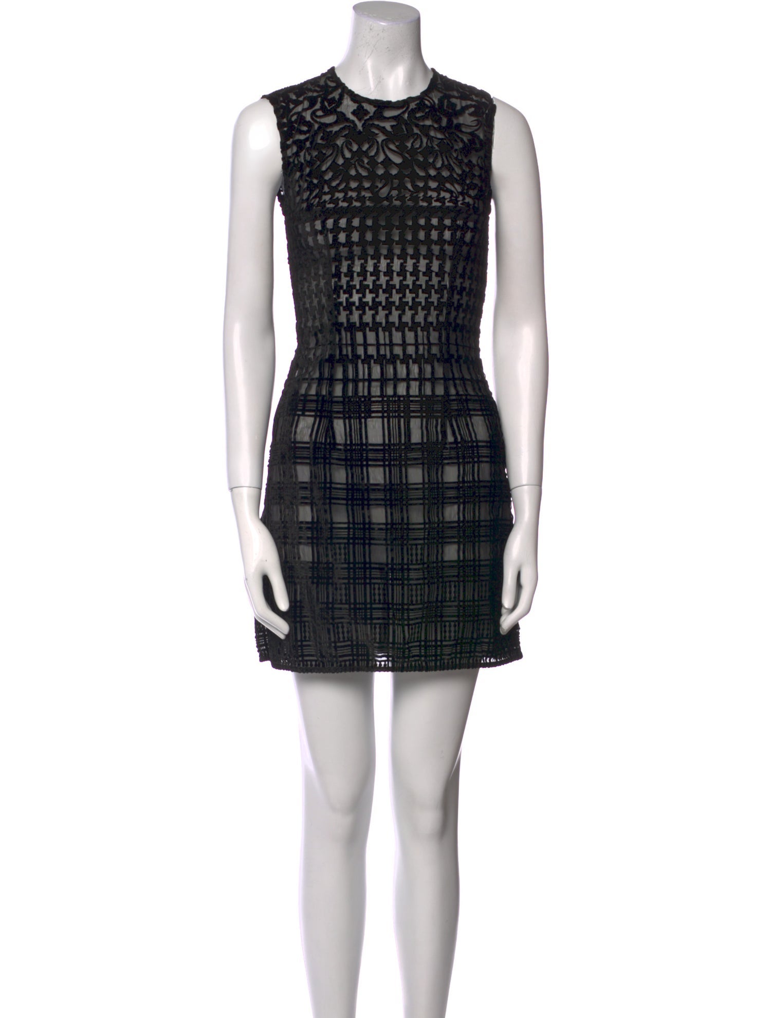 Mary Katrantzou Plaid Print Mini Dress