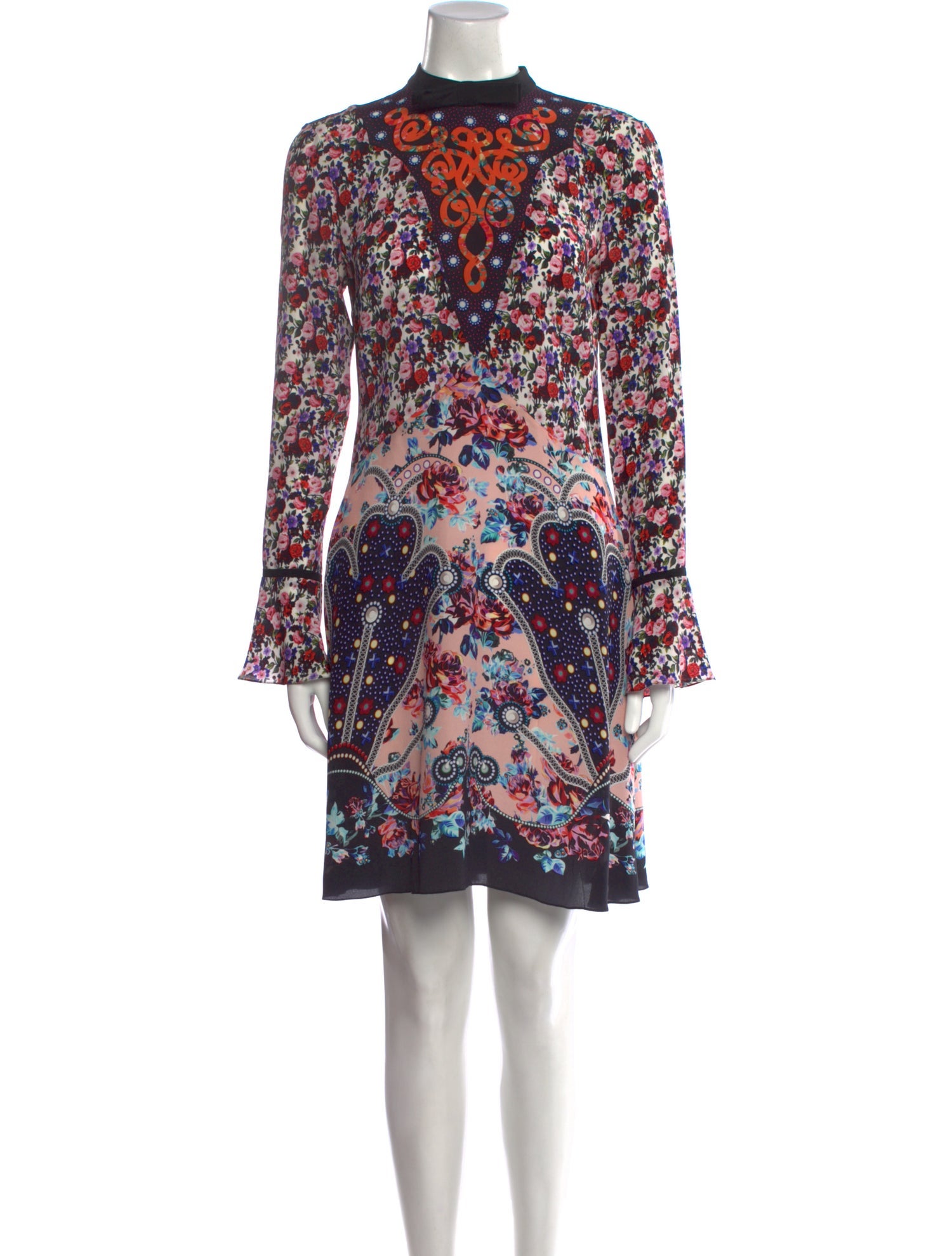 Mary Katrantzou Silk Mini Dress