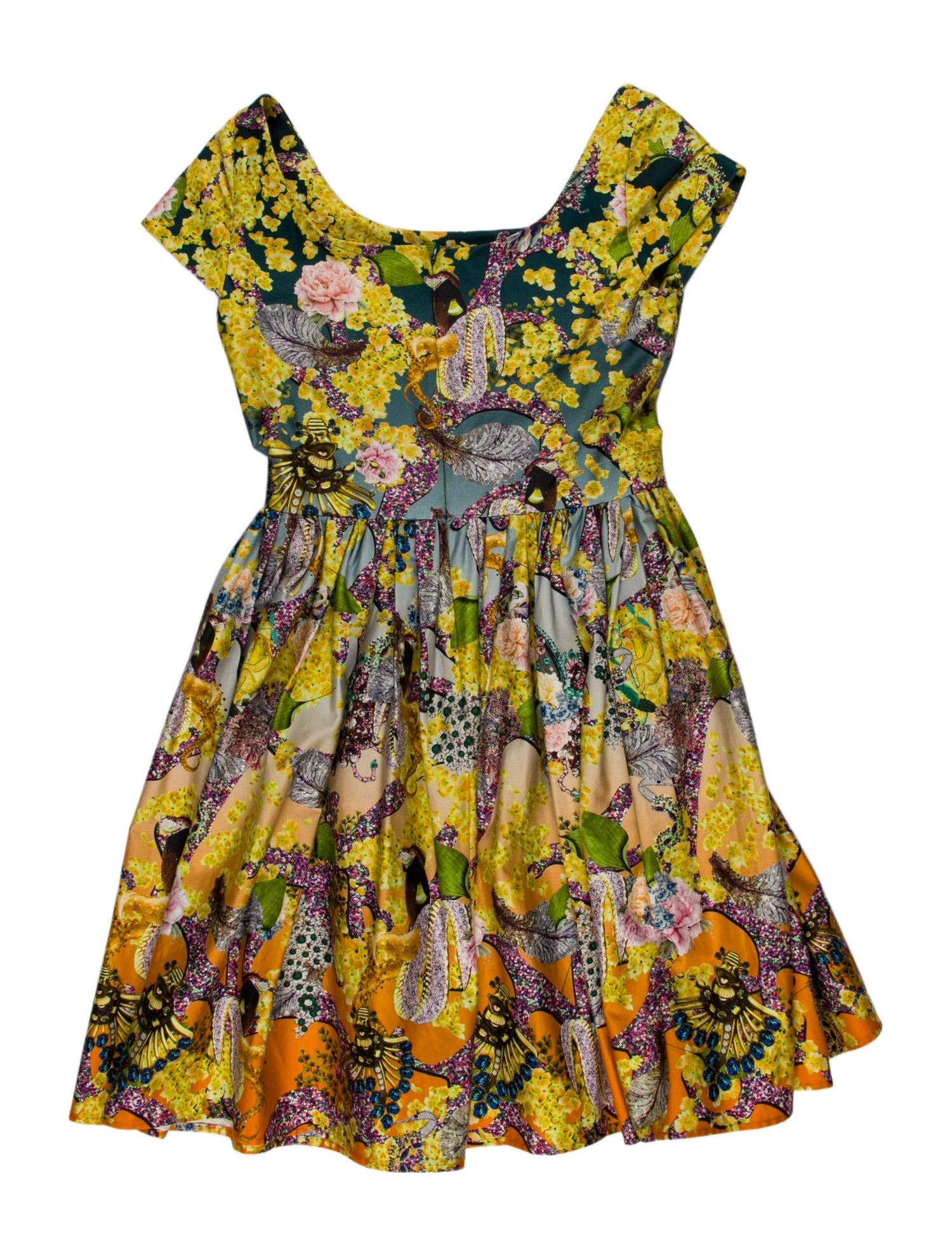 Mary Katrantzou Floral Print Mini Dress