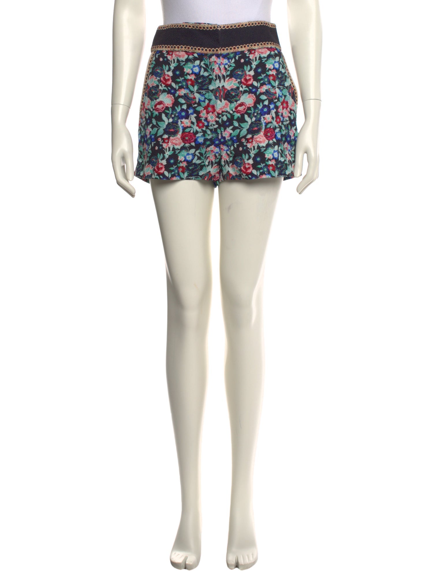 Mary Katrantzou Silk Mini Shorts