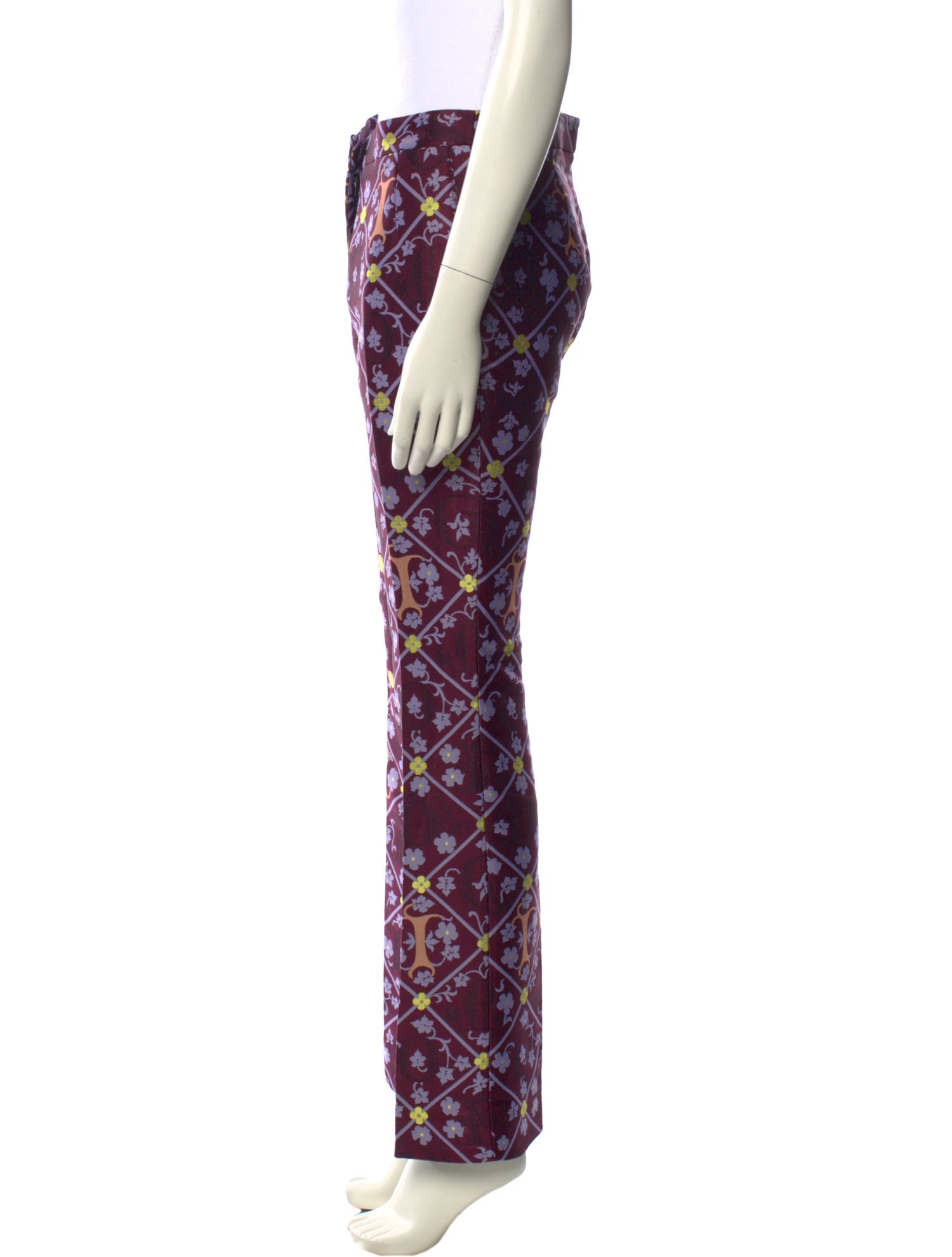 Mary Katrantzou Floral Print Straight Leg Pants